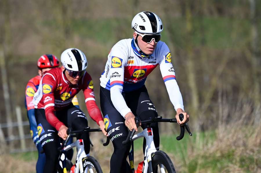 Vacek během tréninku týmu Lidr-Trek.