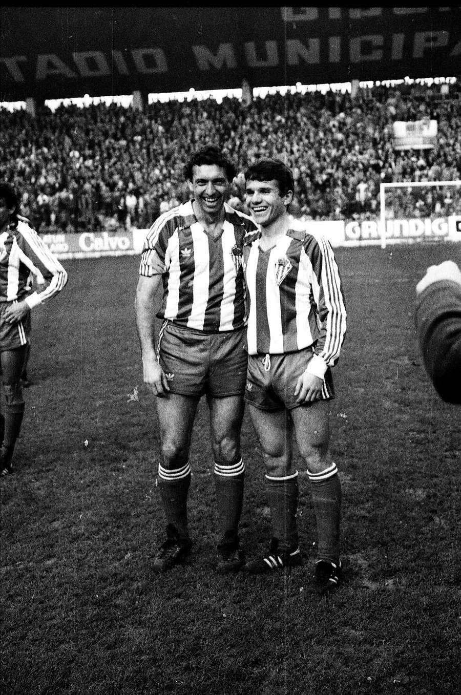 Quini y Eloy, dos leyendas del Sporting de Gijón Quini y Eloy, dos leyendas del Sporting de Gijón