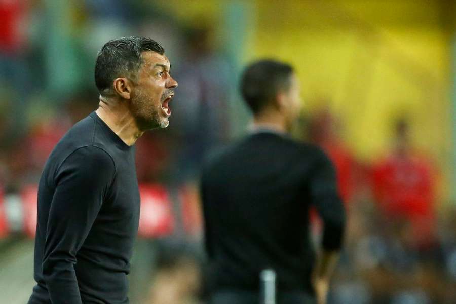 Sérgio Conceição não falou à imprensa