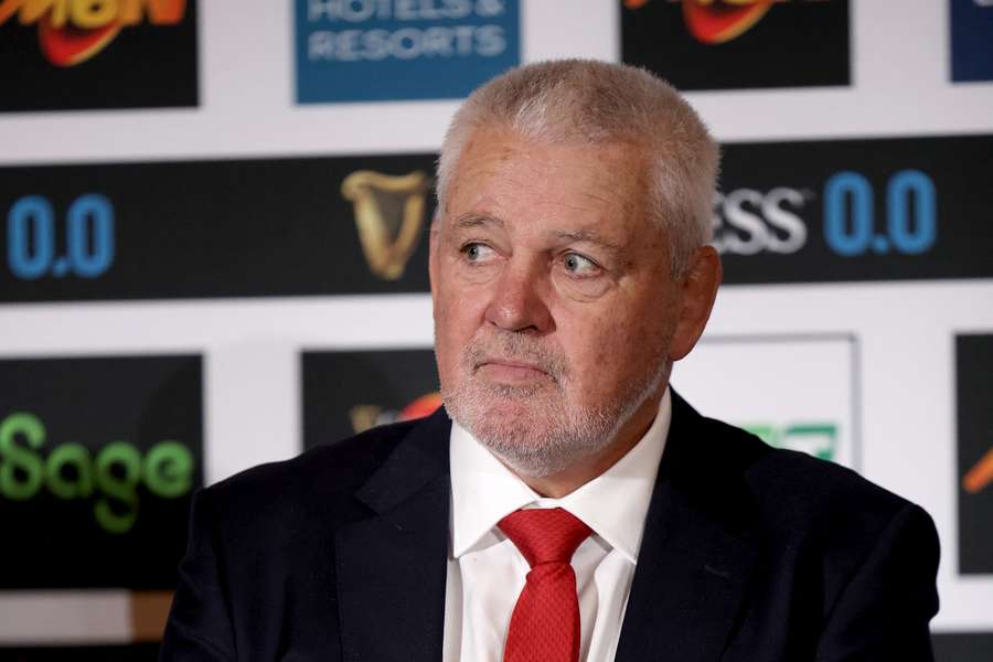 Warren Gatland à Rome le 21 janvier.