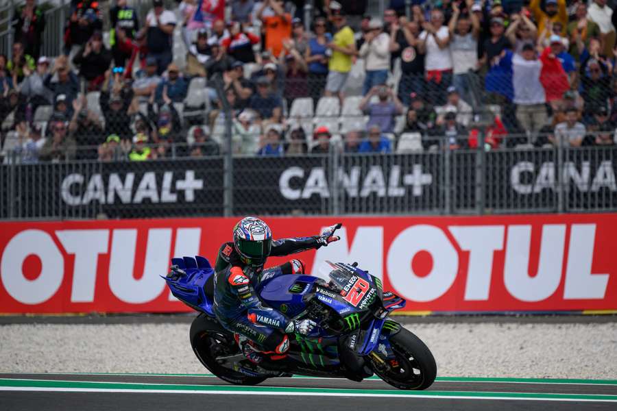 Fabio Quartararo en Le Mans.