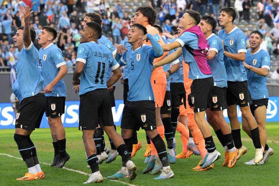 Uruguay celebra el pase a la final del Mundial sub20