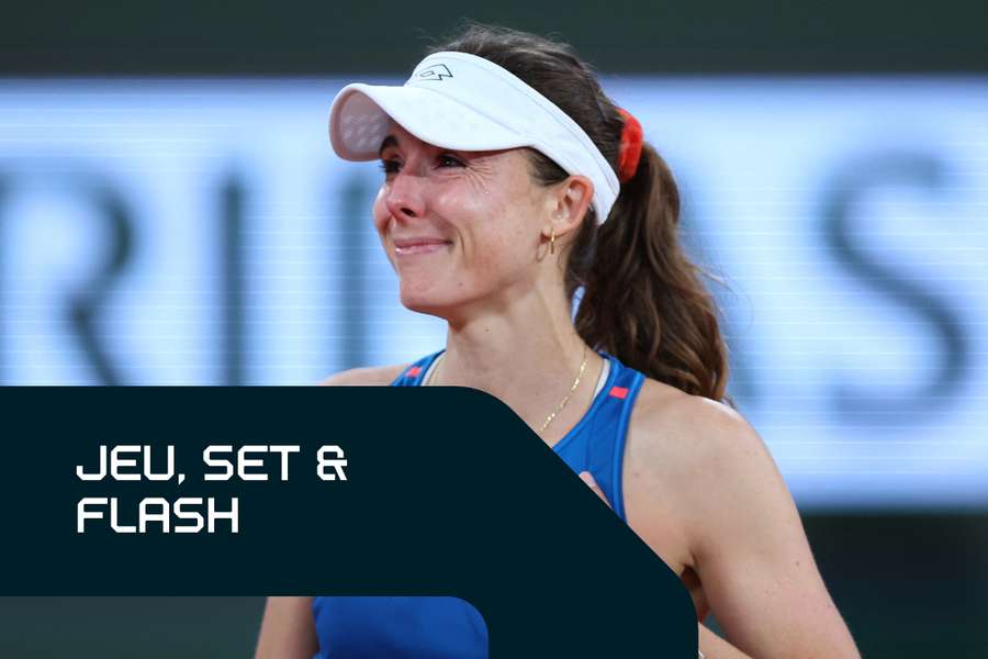 Alizé Cornet avant de prendre sa retraite.