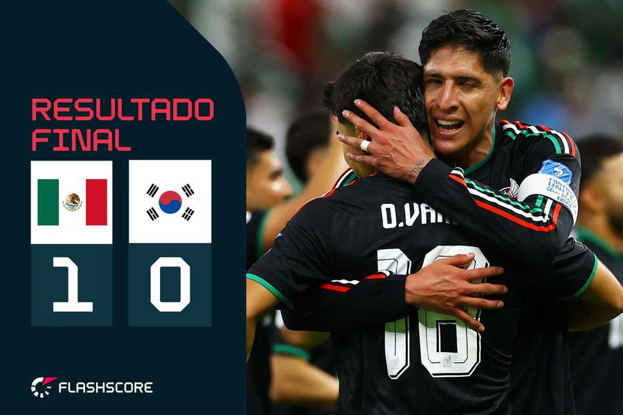 México vence a Coreia do Sul México vence a Coreia do Sul