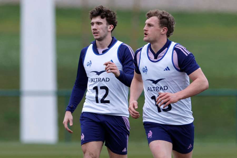 Brau-Boirie et Gailleton à l'entraînement.