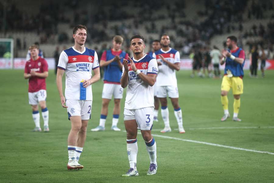 Rangers finished off their Champions League tie against Panathinaikos.