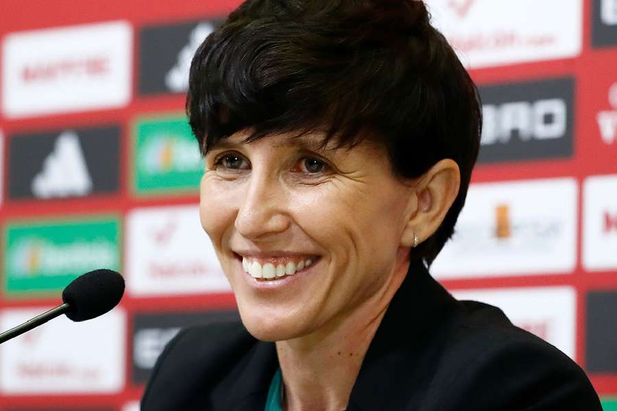 Sonia Bermúdez, en una rueda de prensa