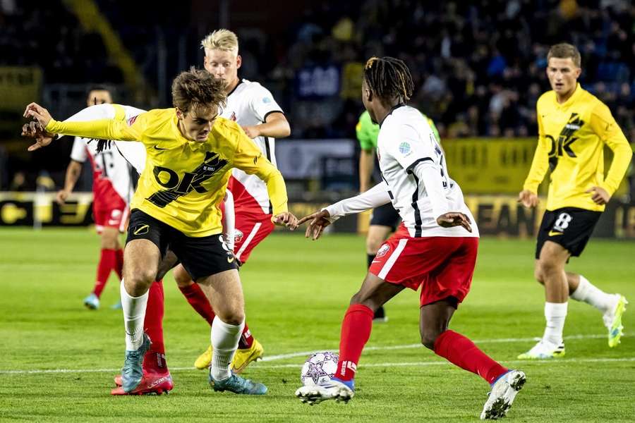 Kaj de Rooij tegen Jong FC Utrecht