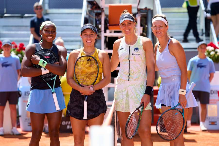 As finalistas de pares femininos do Open de Madrid