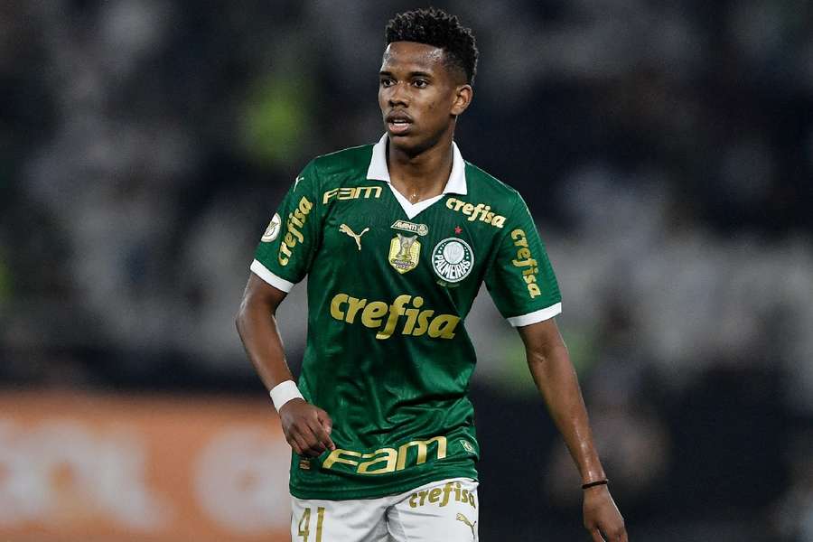 Estêvão se machucou em Botafogo x Palmeiras