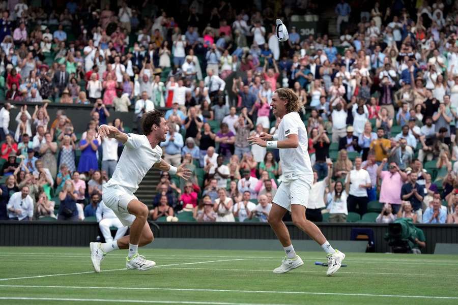 Minuloročný víťazný pár mužskej štvorhry: Matthew Ebden a Max Purcell.