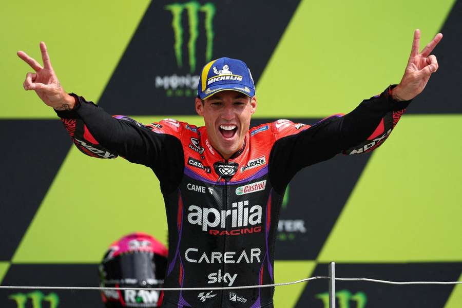 Espargaro won on home turf