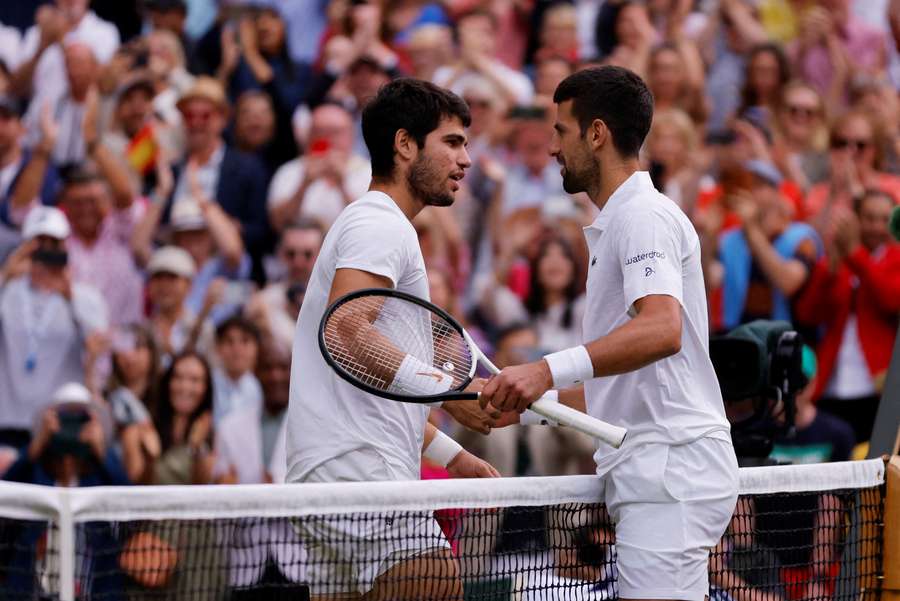 Alcaraz venceu a final de Wimbledon contra Djokovic