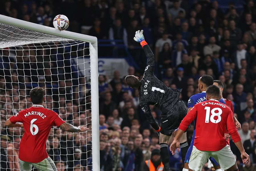 Trevoh Chalobah's header hits the bar for Chelsea