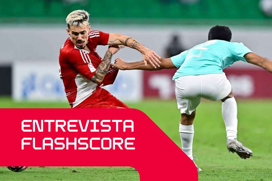 Rodri durante um jogo da QSL