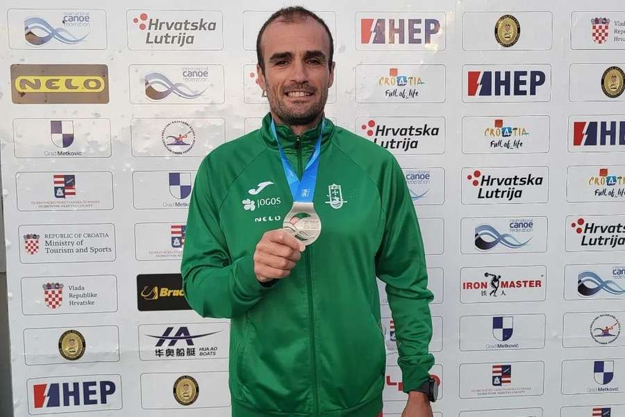 José Ramalho com medalha de prata