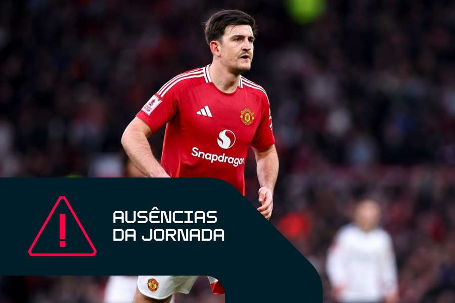 Harry Maguire, do Manchester United, pode regressar contra o Arsenal