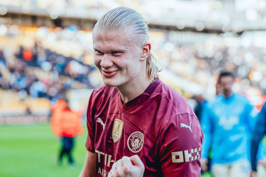 Erling Haaland stihl za Manchester City nasázet ve 109 zápasech 101 gólů.