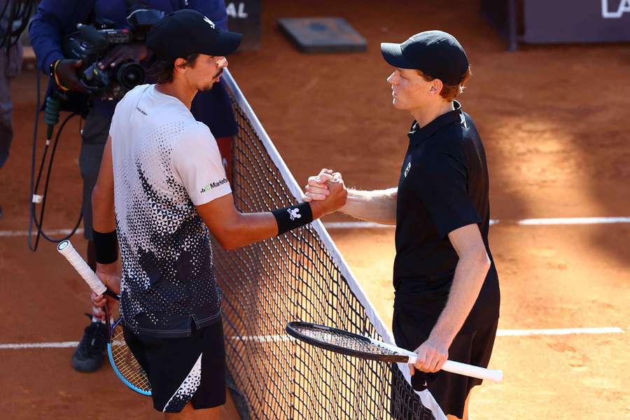 Jannik Sinner e Alexei Popyrin