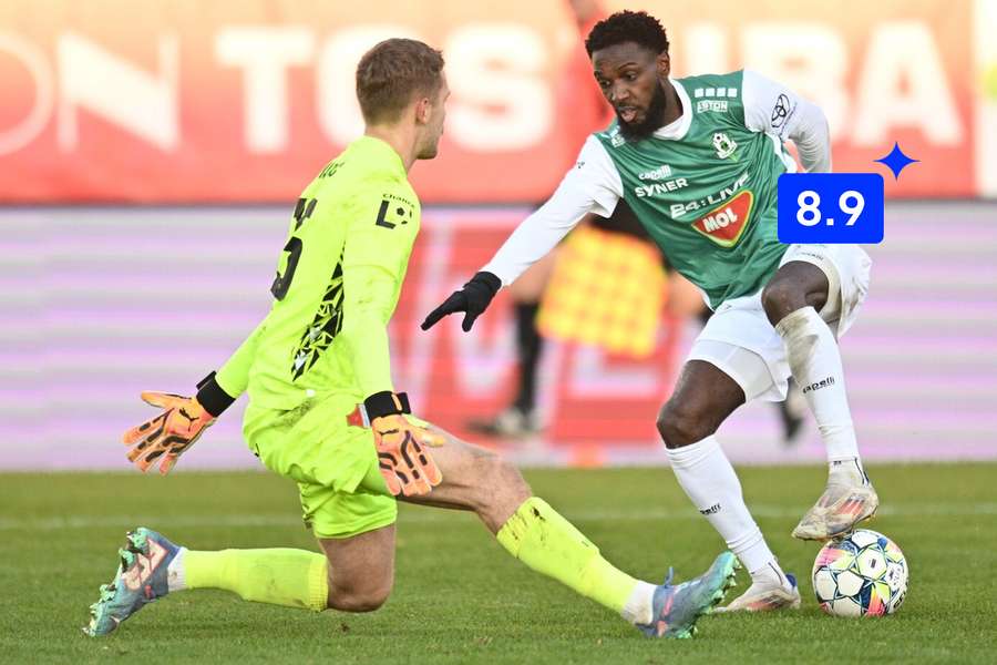 Alexis Alégué stihl za 48 minut dva góly a asistenci.
