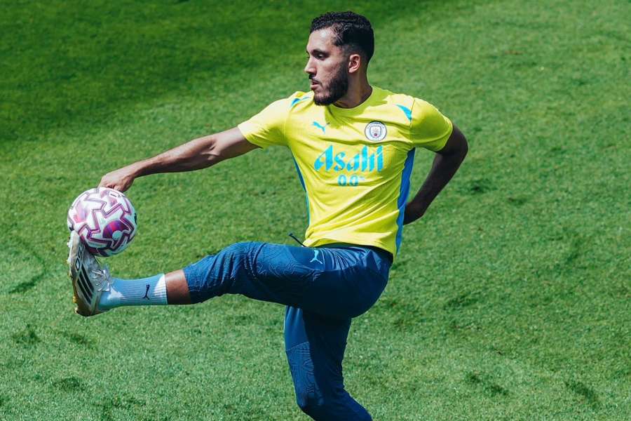 Rayan Cherki, internacional francês do Manchester City Rayan Cherki, internacional francês do Manchester City