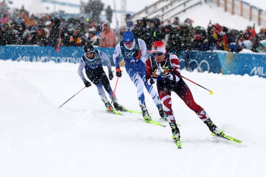 Starker Schneefall sorgte für schwierige Bedingungen auf der Loipe