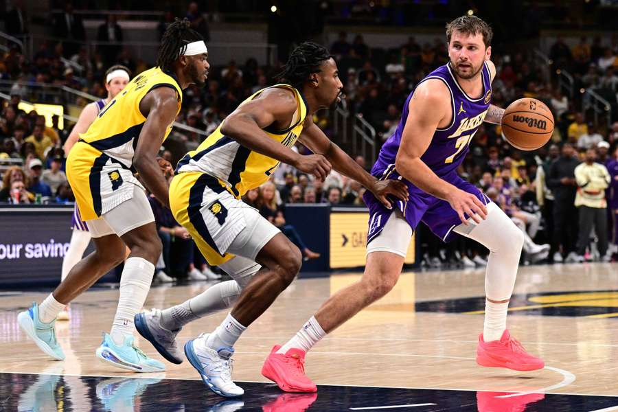 Doncic, en el partido ante Indiana