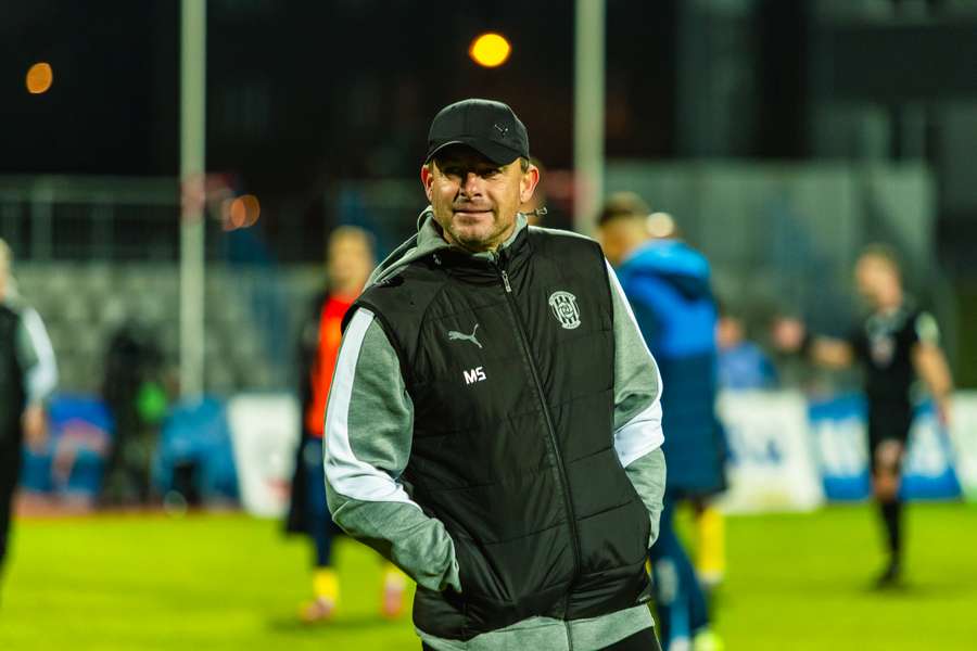 Trenér Zbrojovky Martin Svědík.