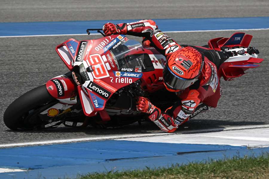 Marc Marquez lors des essais de pré-saisons en Thaïlande.