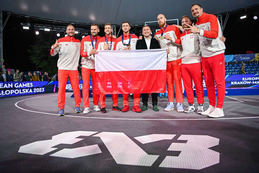 Polscy koszykarze 3x3 z brązowym medalem Igrzysk Europejskich