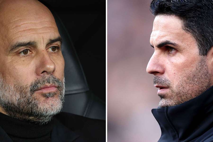 Guardiola en Arteta werkten enige tijd samen bij City