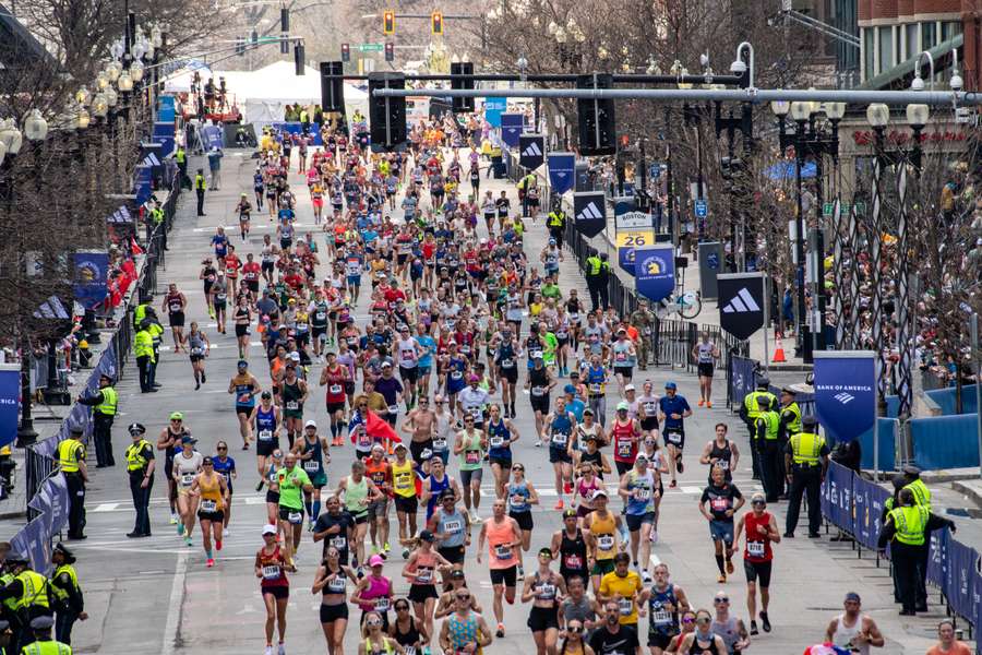 Der Boston-Marathon lockt jährlich Läufer aus der ganzen Welt an.
