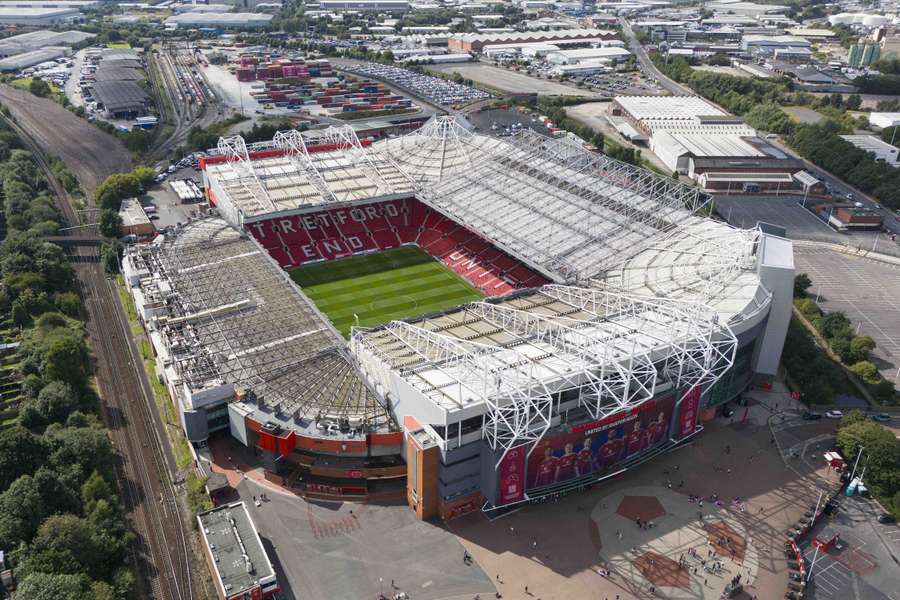 A general view of Man Utd's Old Trafford stadium