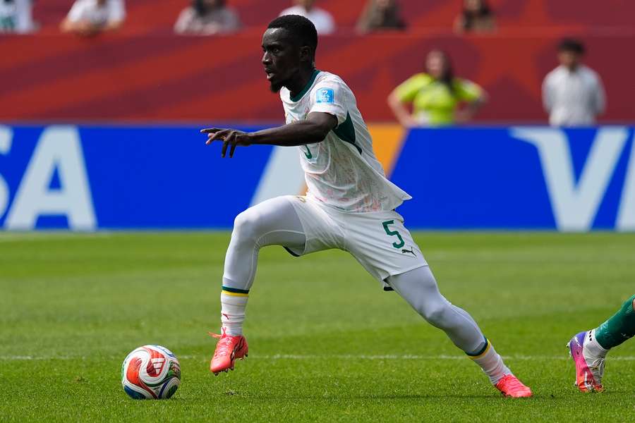 Idrissa Gueye in action for Senegal at the World Cup