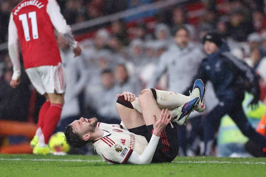 Conor Bradley hatte sofort große Schmerzen.