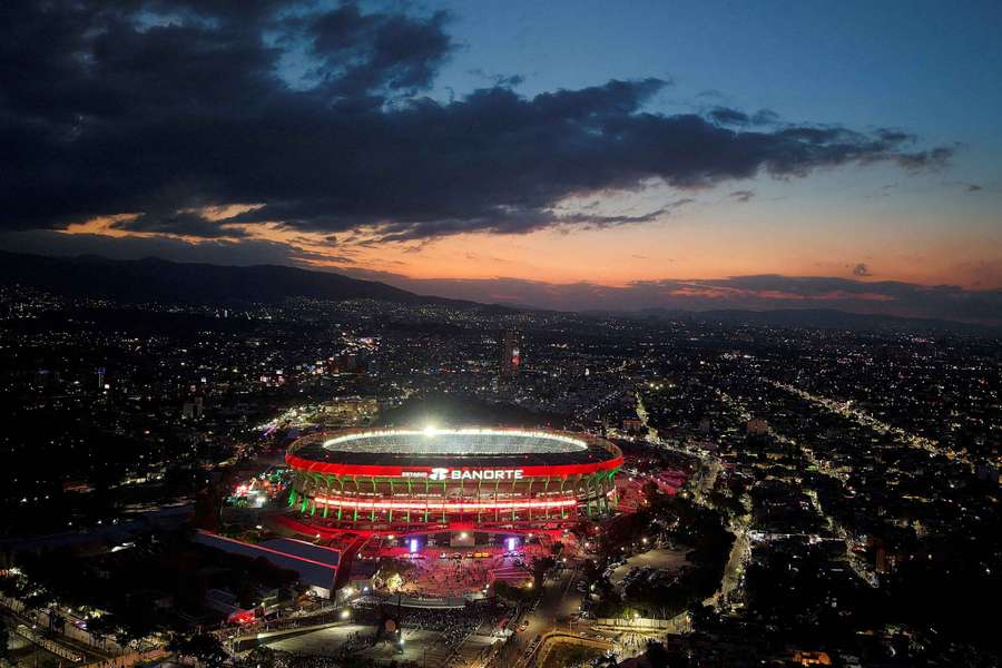Im Aztekenstadion findet am Donnerstagabend das WM-Eröffnungsspiel statt. Im Aztekenstadion findet am Donnerstagabend das WM-Eröffnungsspiel statt.
