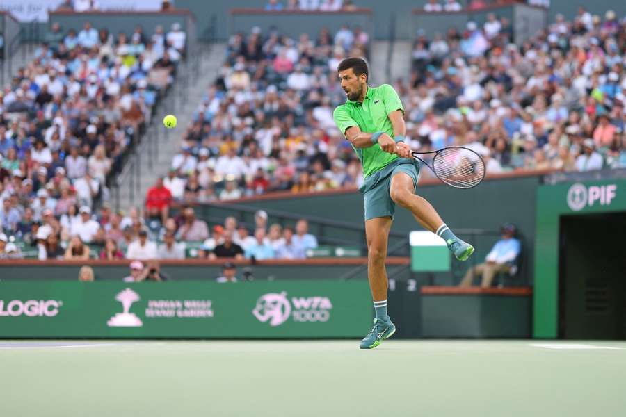 Novak Djokovic à Indian Wells