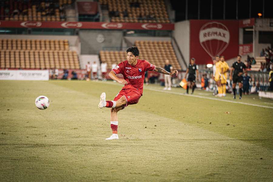 Kazu fez um total de 16 jogos pelo Gil Vicente