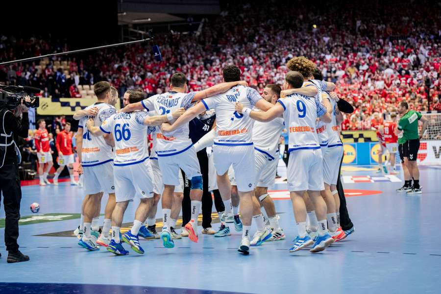 A euforia portuguesa após o final do encontro