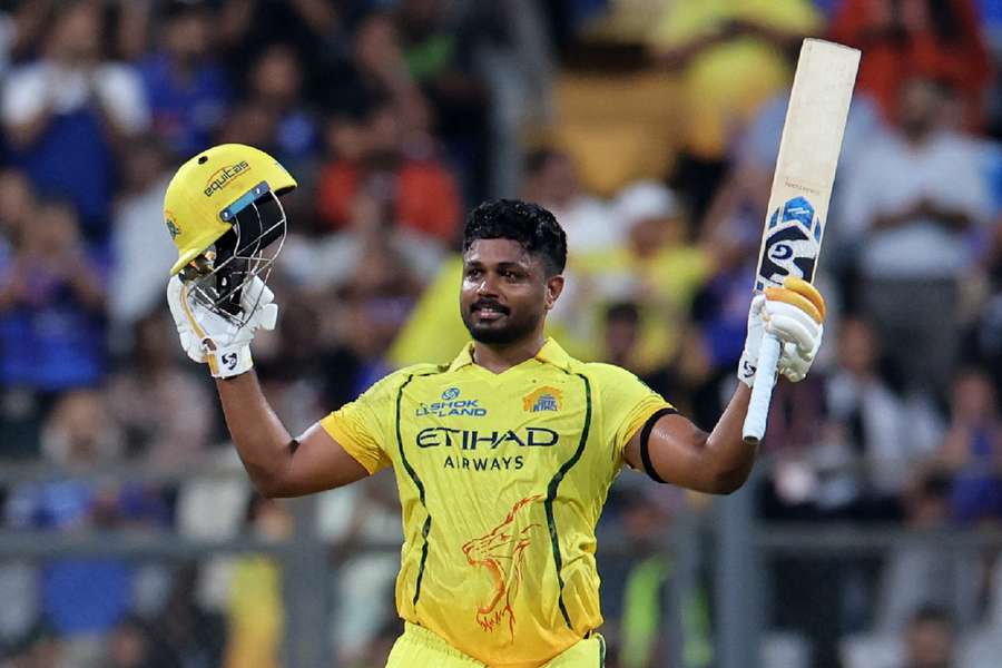 Sanju Samson celebrates his half century 