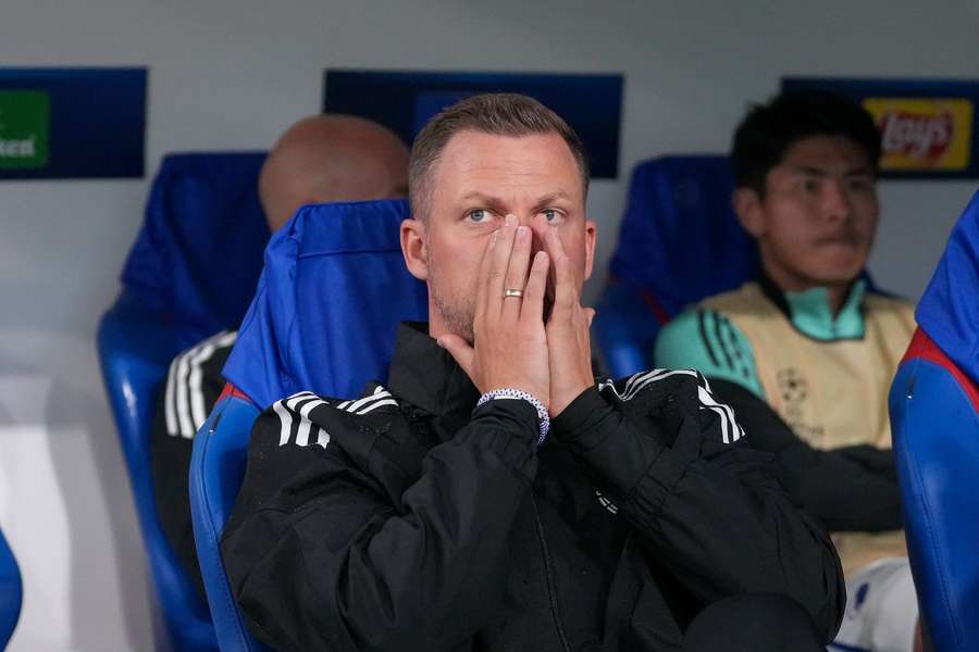 Jacob Neestrup shows his disappointment 