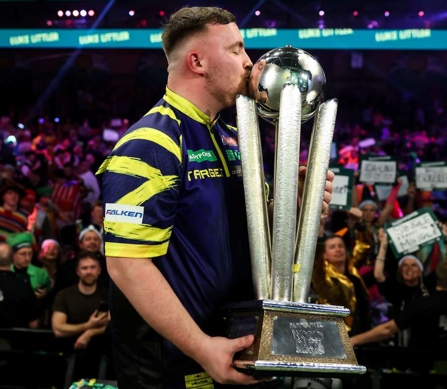 Luke Littler has won the last two PDC World Darts Championships