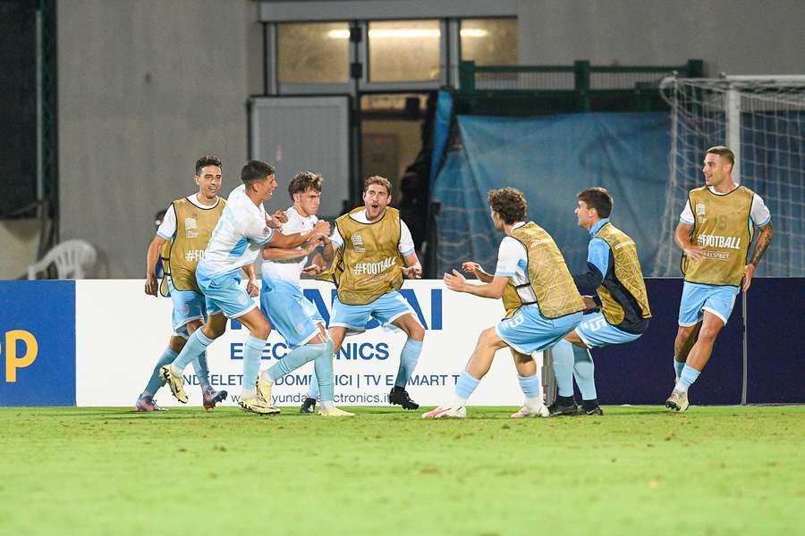 San Marino won their first-ever competitive match on Thursday