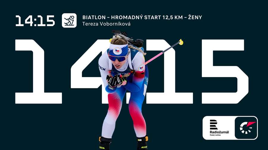 V závodě s hromadným startem na 12,5 km se představí Tereza Voborníková. V závodě s hromadným startem na 12,5 km se představí Tereza Voborníková.