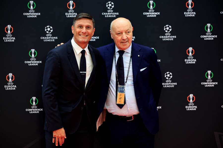 Javier Zanetti e Beppe Marotta