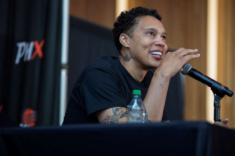 Griner says she held onto hope in first news conference after Russian detention
