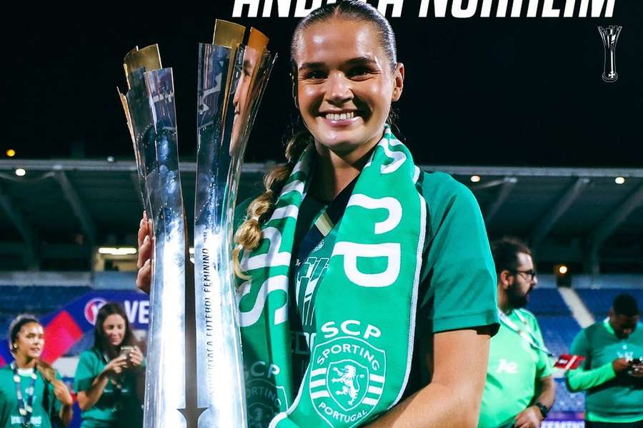 Andrea Norheim esteve duas épocas no Sporting