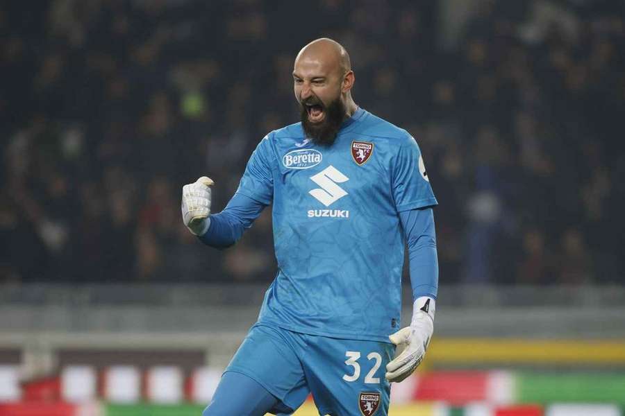 Vanja Milinkovic-Savic esulta durante Torino-Milan
