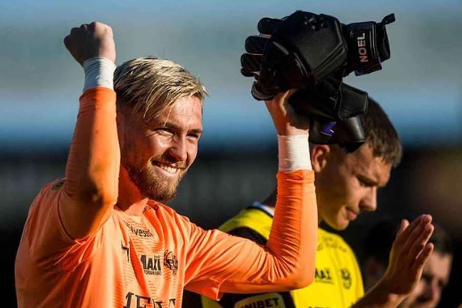 Brankářský talent Mjällby Noel Törnqvist.