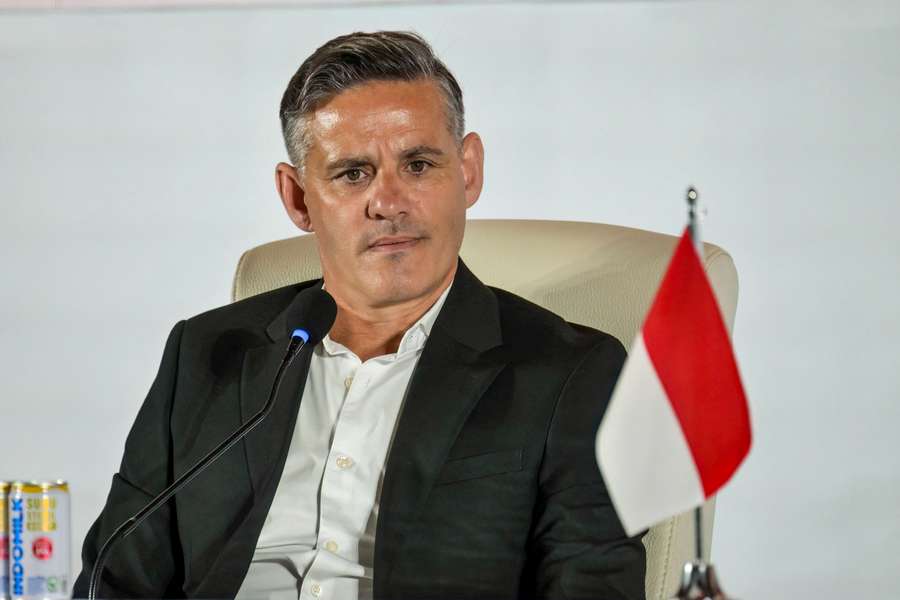 John Herdman speaking to the media for the first time as Indonesian coach. John Herdman speaking to the media for the first time as Indonesian coach.